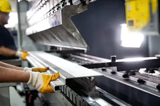 Abkant sac büküm işi - Lav Metal
